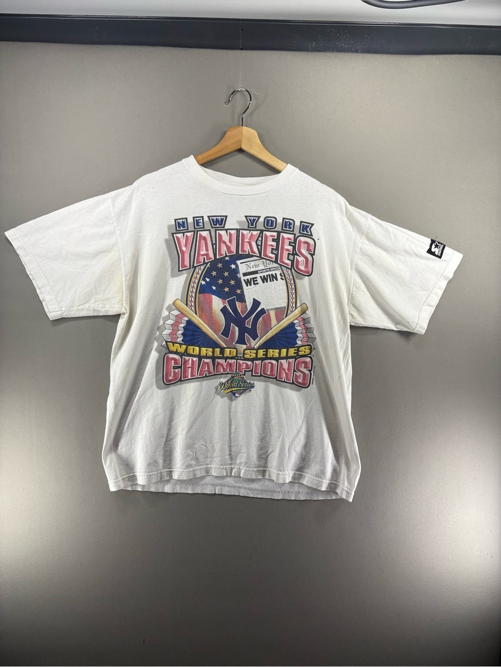 Vintage New York Yankees Shirt Mens Large Starter 1996 World Series Champion USA